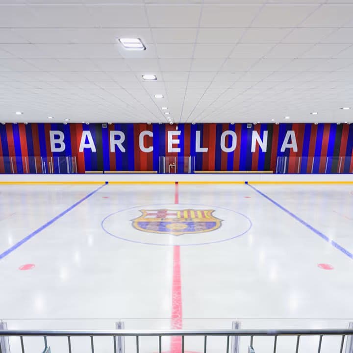 Pista de hielo del FC Barcelona